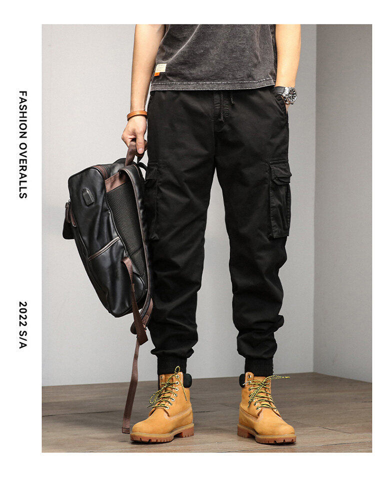 Title 2, New Mens Casual Trousers Youth Popular Overall...