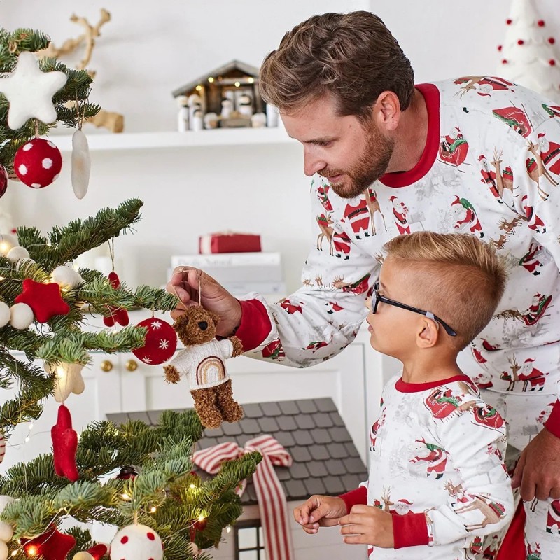 European And American Christmas Loungewear Family Sets