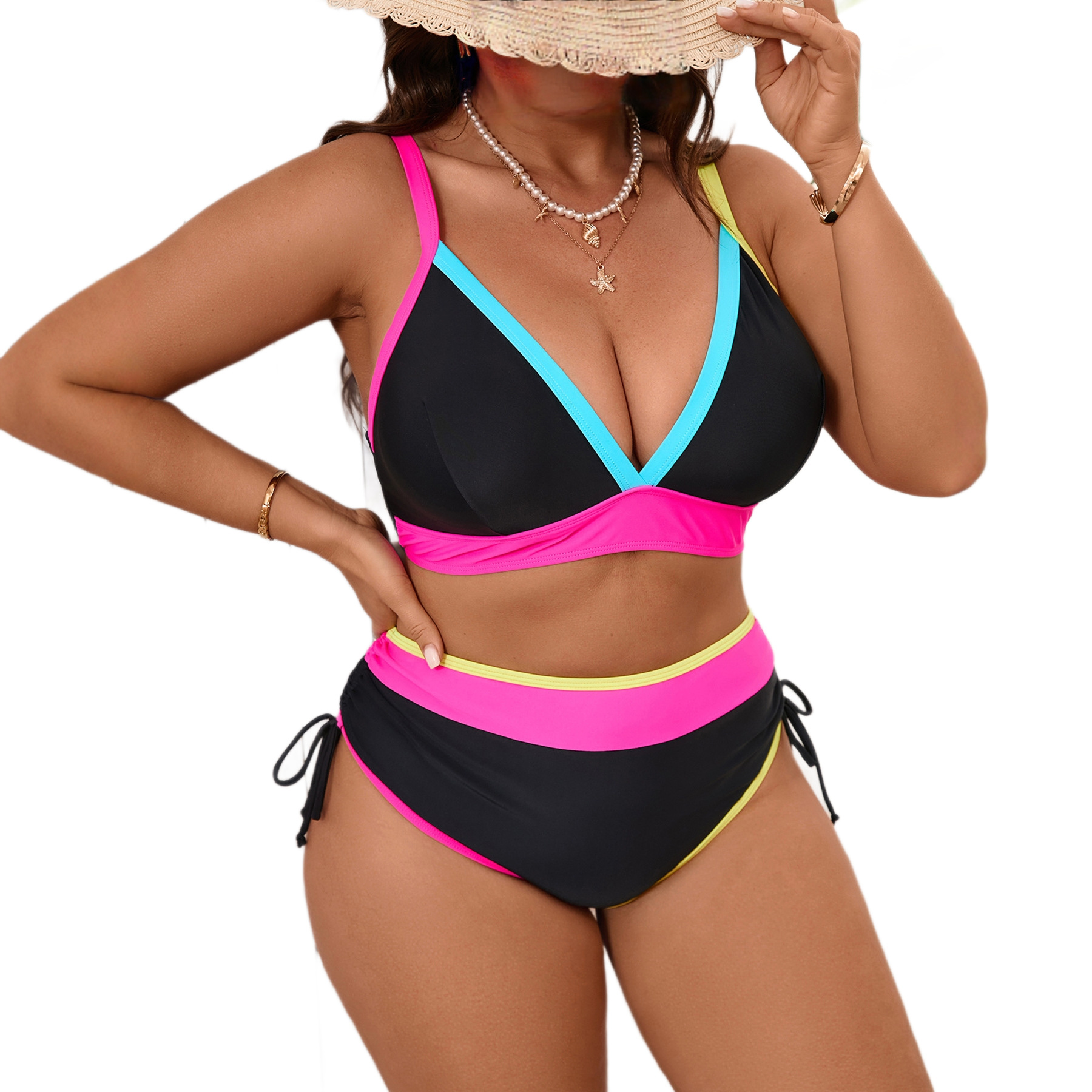 Women’s Two Piece Padded Panelled Bikini