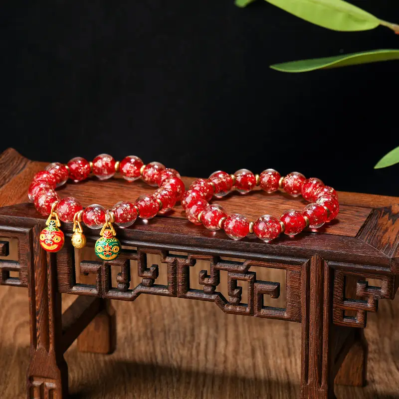 Ancient Golden Sand Luminous Bracelet Fluorescent Glaze