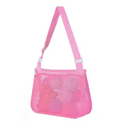 Children's Toy Storage Bag Travel - Pink - View 1