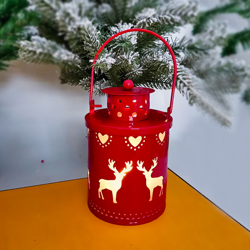 Christmas LED Small Lanterns Lights Nordic Style Creative Holiday Decoration De - Picture 8 of 9