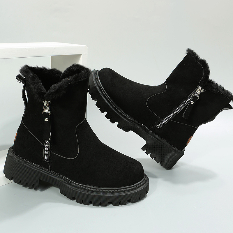 Title 6, Botas de nieve para mujer invierno nuevo cortas...