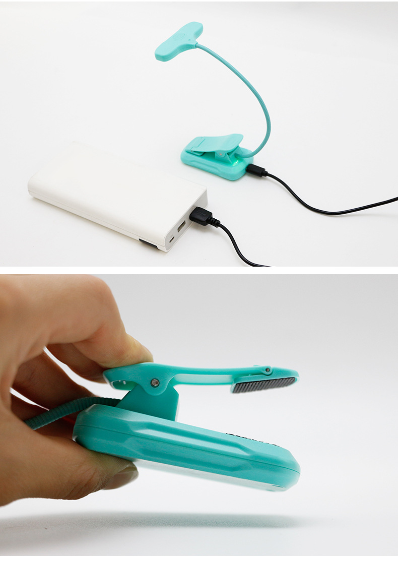 Title 1, Mini Portable Charging Reading Clip Light