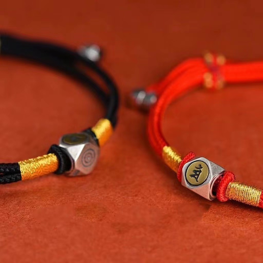 Lucky Beads Silver Jewelry Woven Hand Strap - Image 14