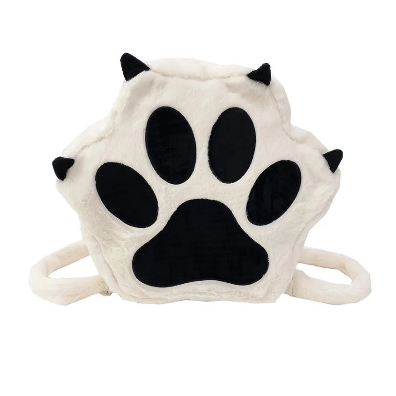 Large Capacity Cute Cat Claw Bags Creative Girl's Backpack Ins - Cat'S Paw