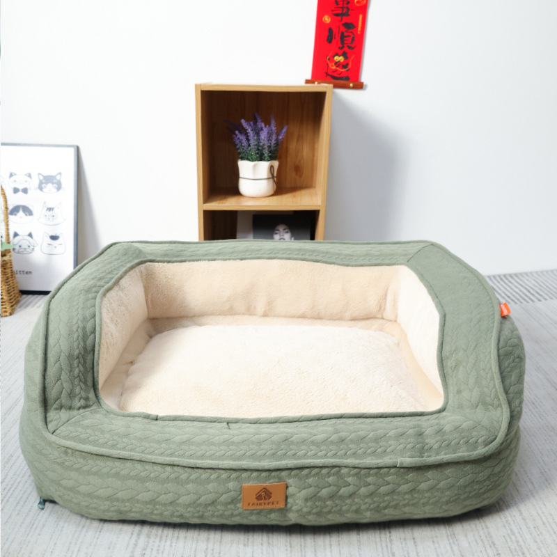 Green Dog Bed