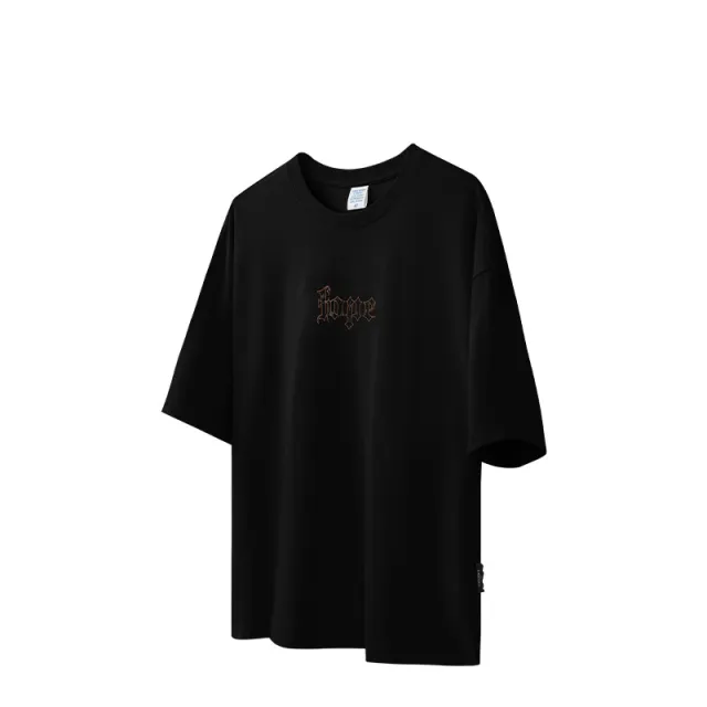 Men's Loose Street Short sleeved Shirt Black - Shop at LoveMi