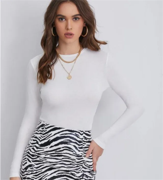 Autumn And Winter Women's Base Shirt White - Shop at LoveMi