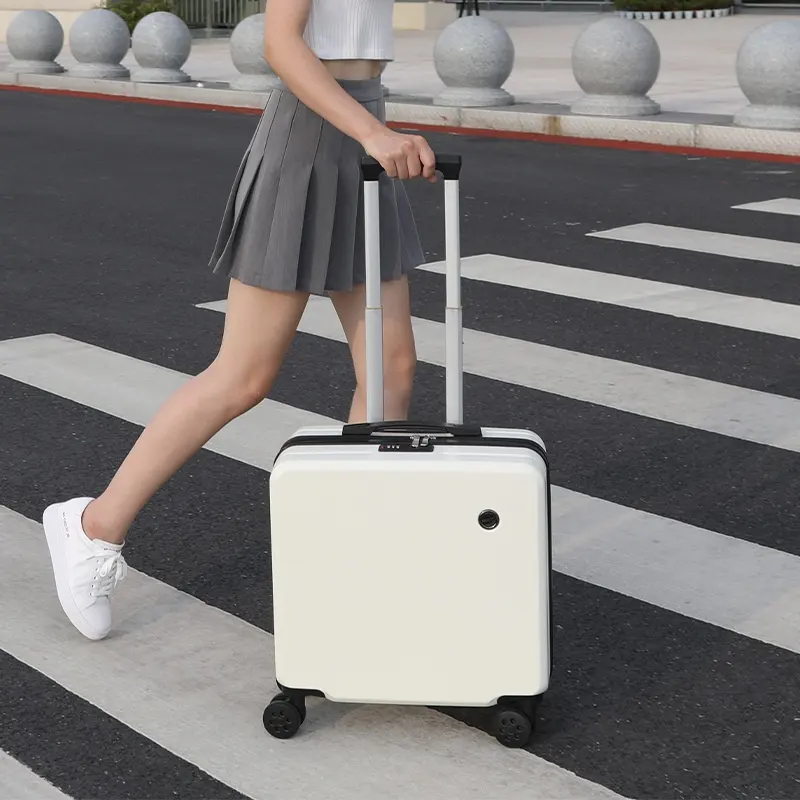 18-inch Trolley Case Printed Pattern Luggage Small
