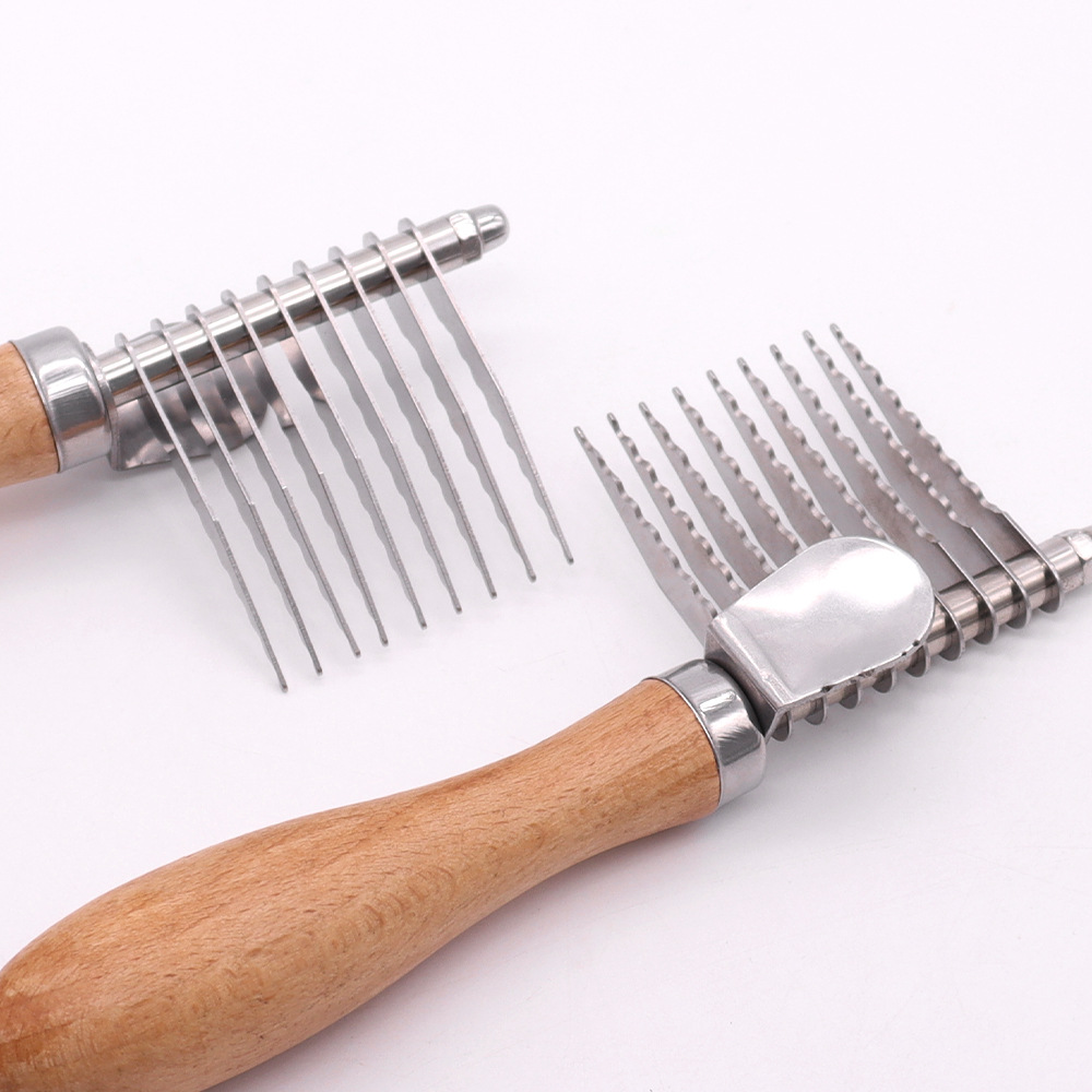 Pet Grooming Brush For Removing Knots And Loose Fur From Cats