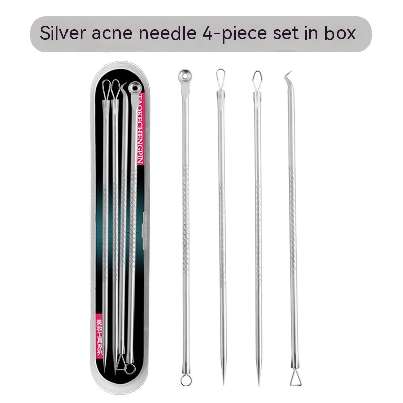 Silver 4 Piece Set Storage Box