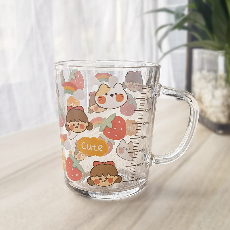 Stylish Minimalist And Uniquely Designed Glass Water Cup