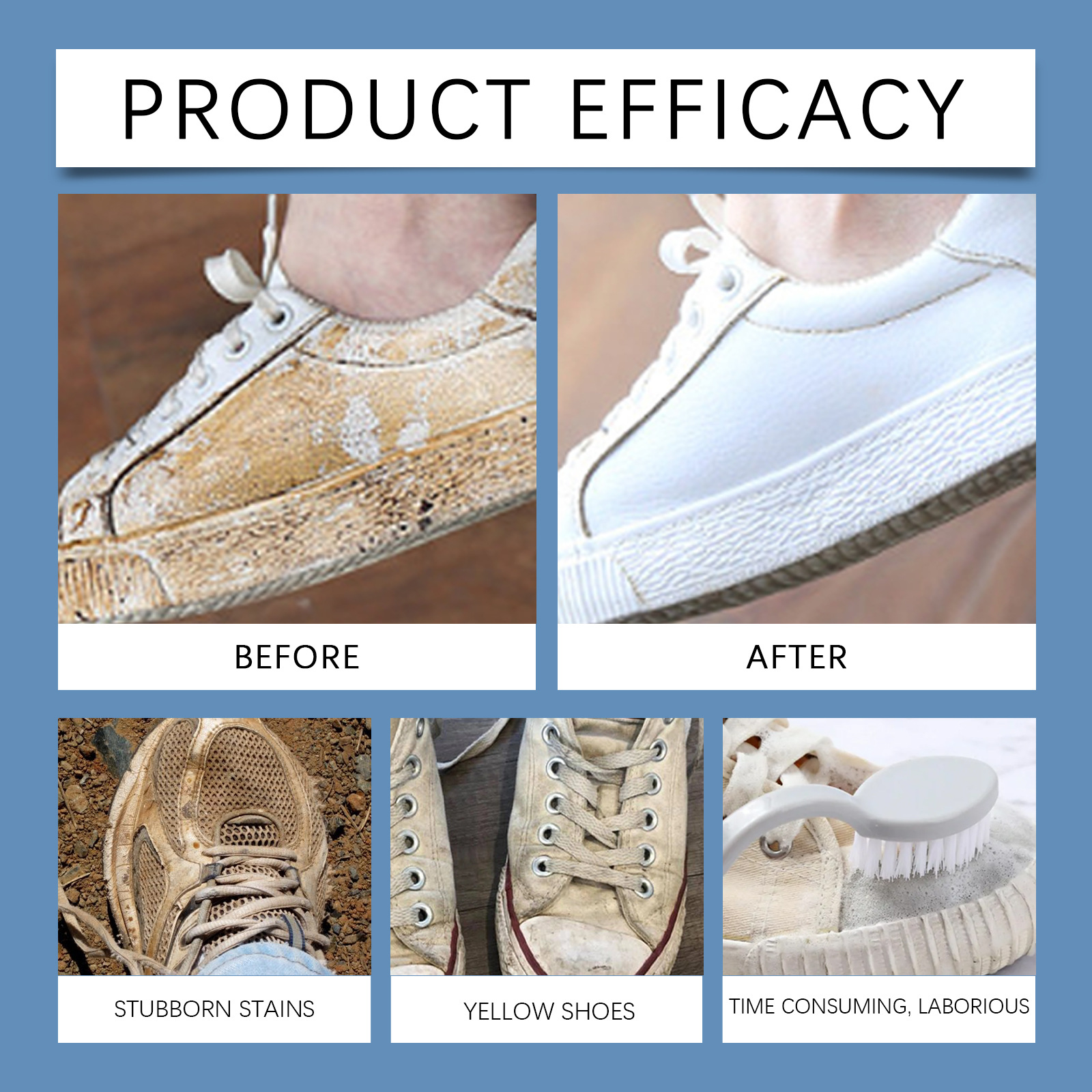 Title 7, White Shoes Cleaning Cream Water-free