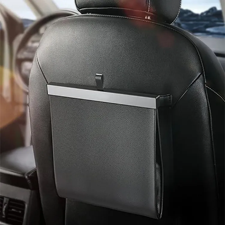 Car Leather Waterproof Garbage Bag