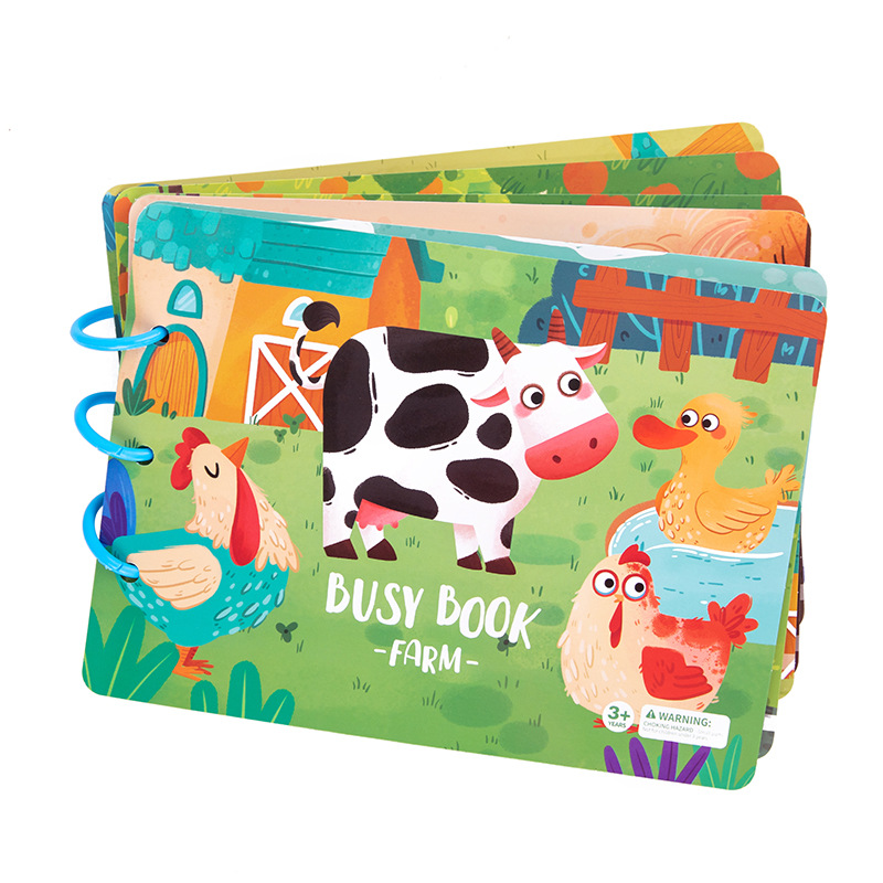 Farm Animal Style Quiet Book