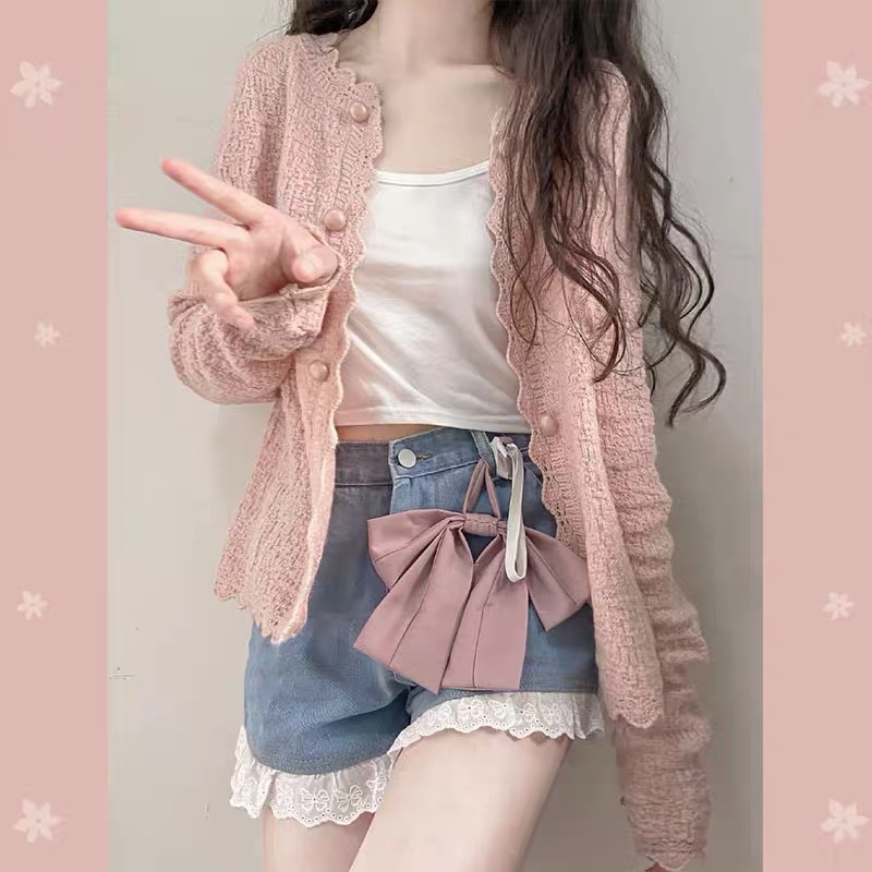 Pink Cardigan