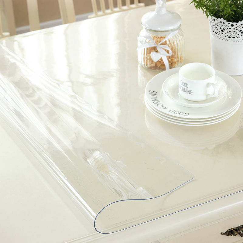 Tablecloth Transparent Anti-scald Soft Glass Rubber Mat
