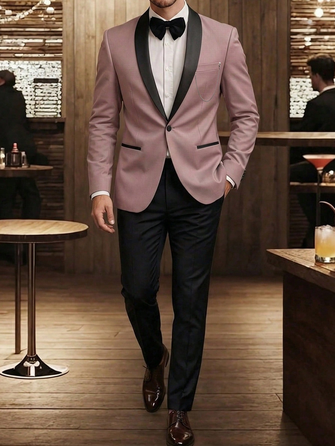 Men's Business Suit Wedding Groomsmen Jacket 6