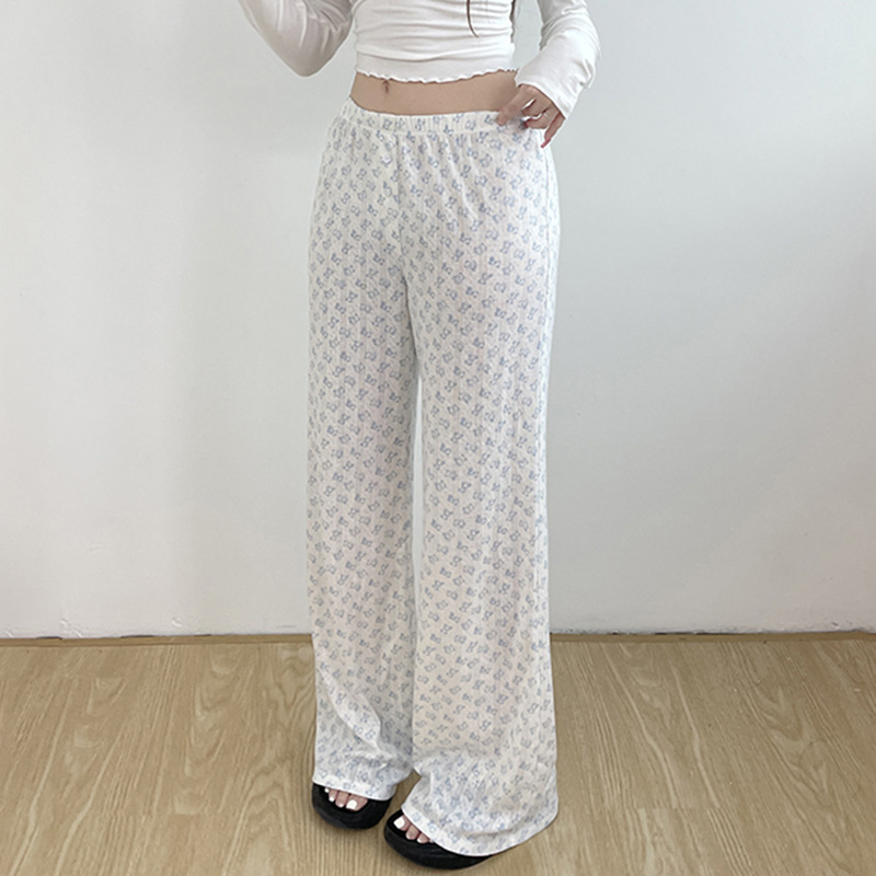 New Cute Bear Printed Home Casual Pants All-matching