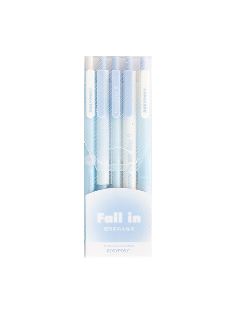Gel Pen Set Blush Gradient Writing Signature (0.5mm-Blush