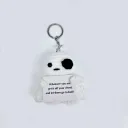 Keychain White Shrimp Buckle