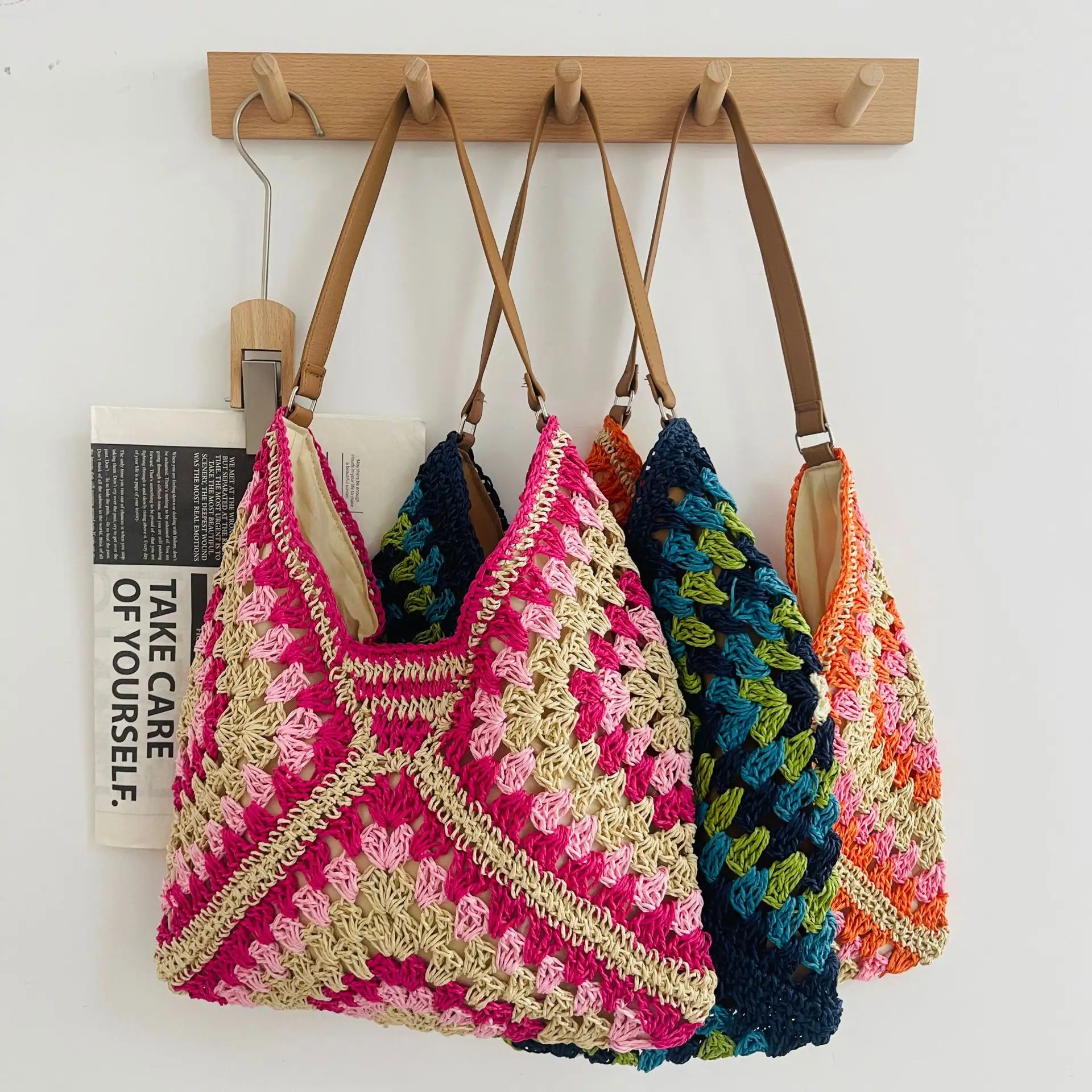 Large-capacity Woven Bag Beach Vacation Straw Fashionable