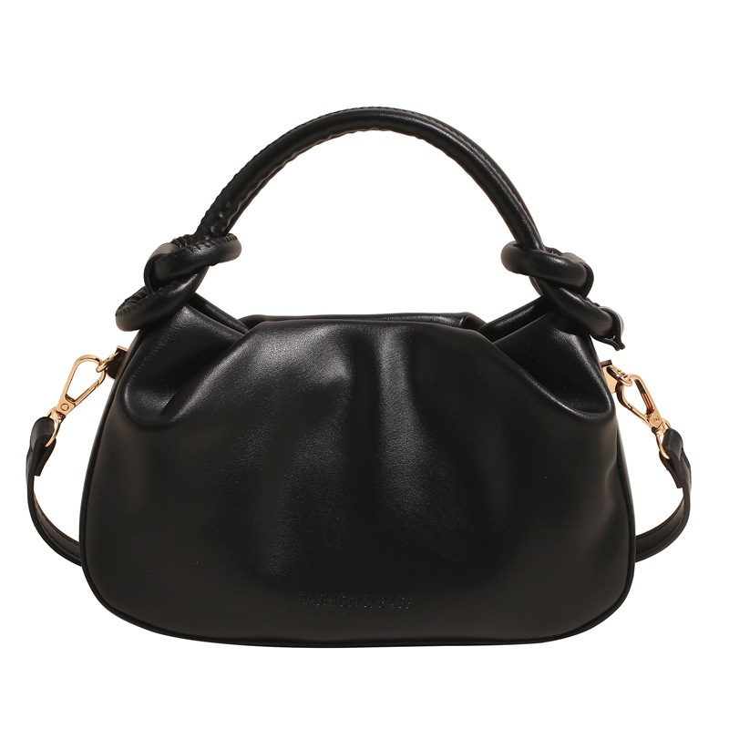 Korean-style Niche Minimalist Pleated Cloud-shaped Versatile Casual Commuter Crossbody Bag