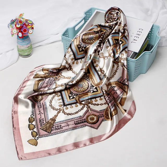 Printed Pattern Gift Box Shawl D9018 Pink - Shop at LoveMi