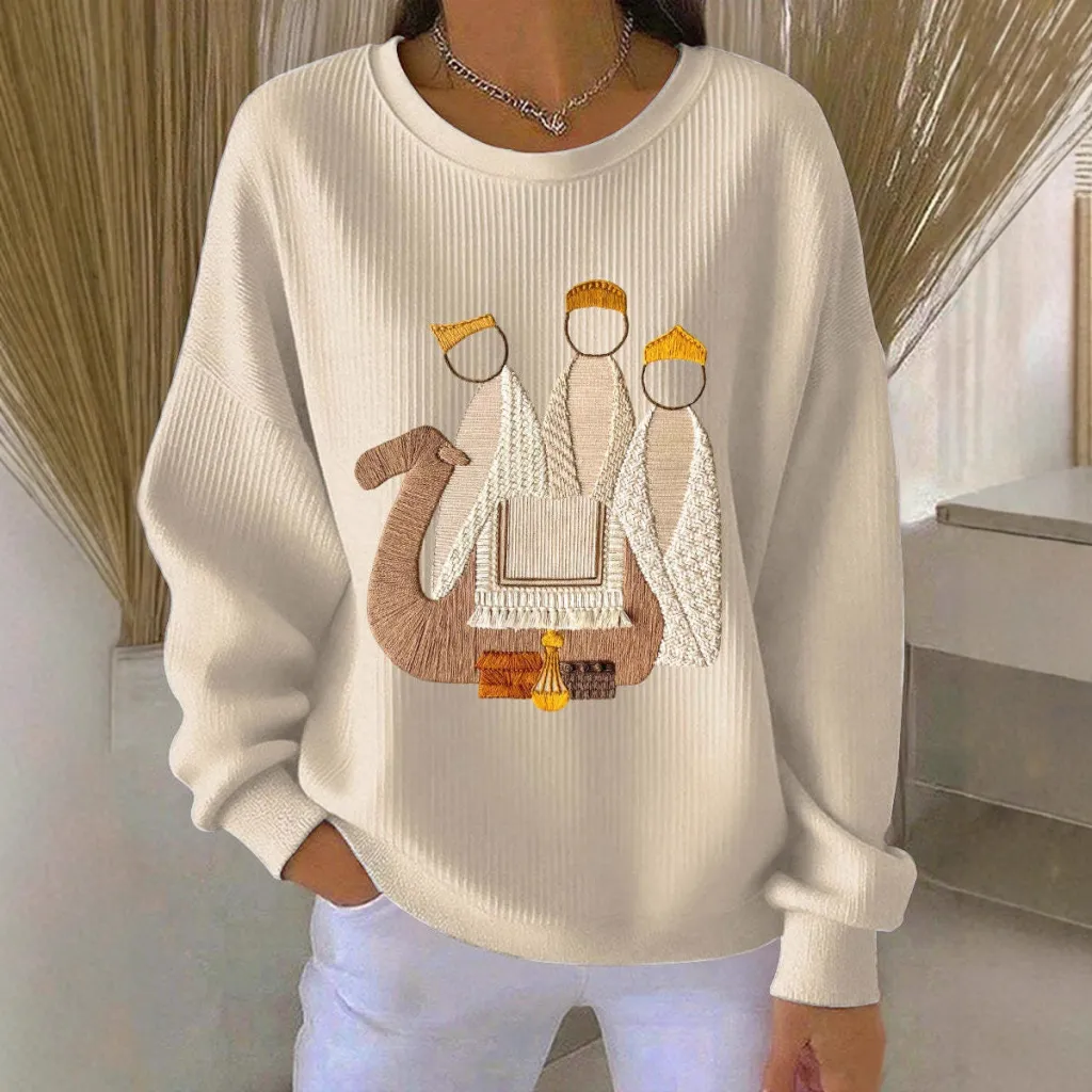 3D Printed Christmas Sweatshirt Women - Cjwy0101