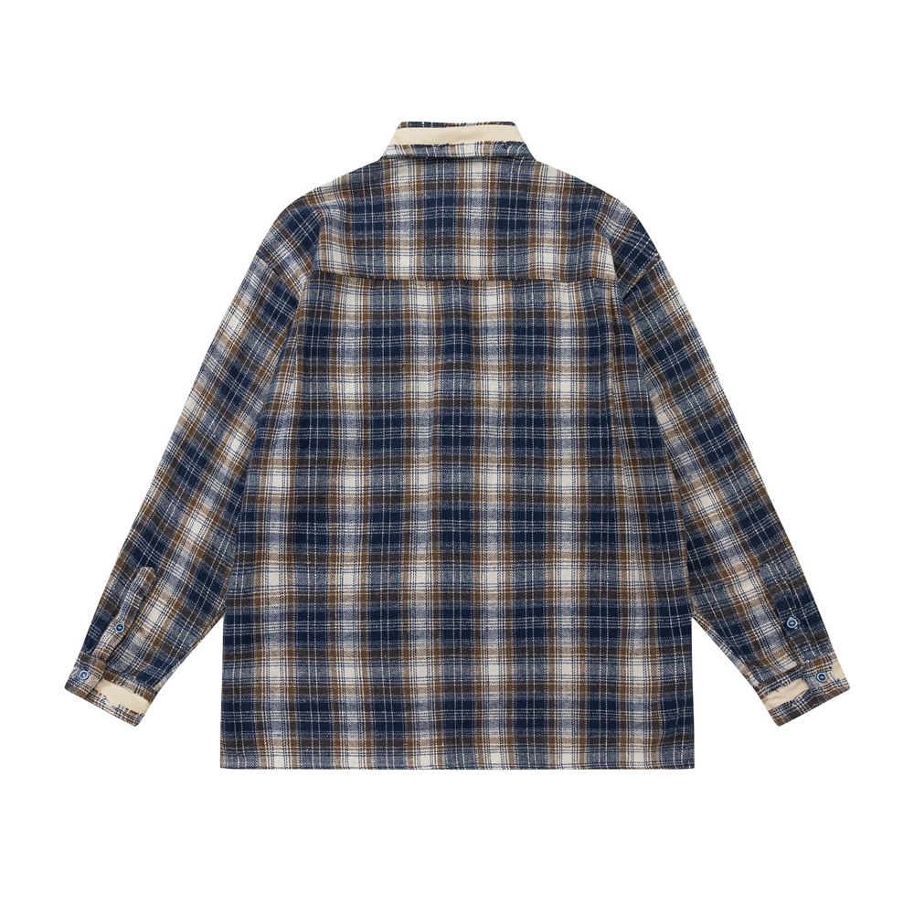 معطف قميص بجيب واسع وتصميم أزياء مميز