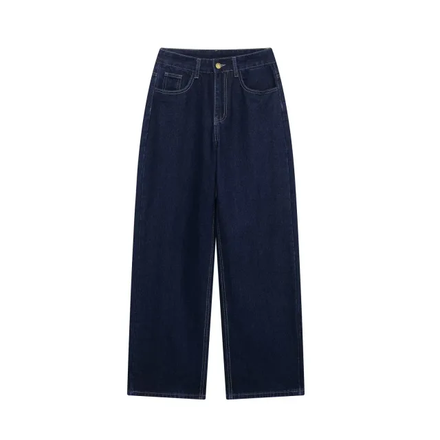 Women's Retro Denim Pants Set Casual Pants - Shop at LoveMi