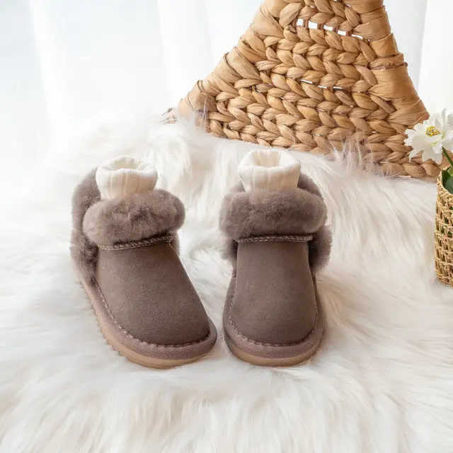 Girls' Cotton Shoes Soft Bottom Baby Booties