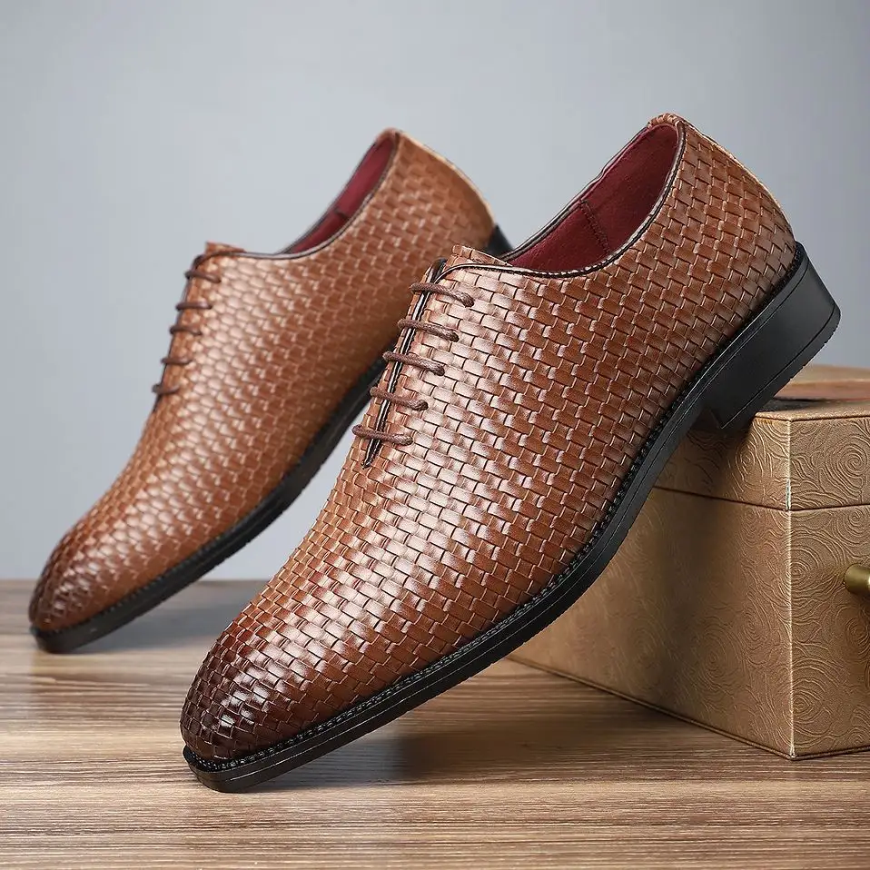 British-style Vintage Lace-up Casual Leather Shoes