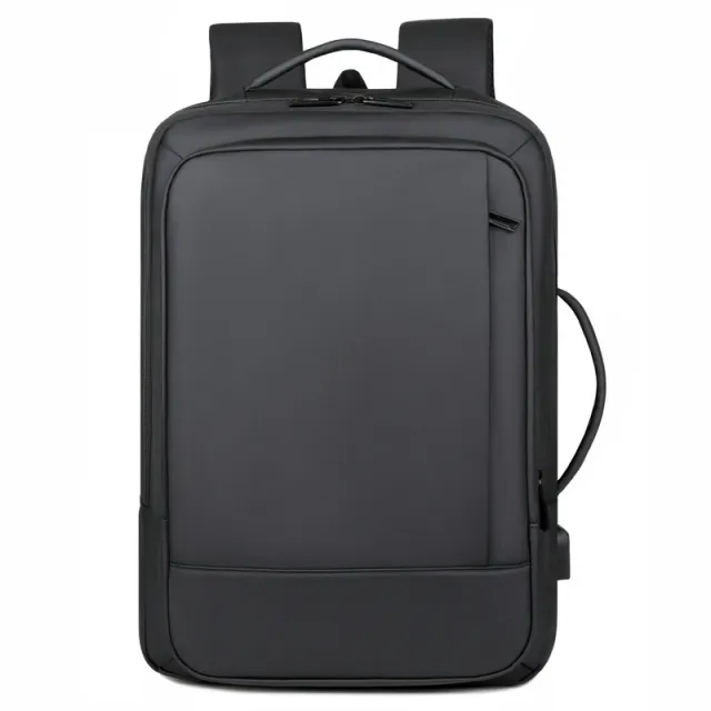 Backpack Men's Large Capacity Outdoor Travel Bag Hand carrying Multifunctional Business Computer Bag Simple Black - Shop at LoveMi