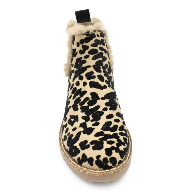 Leisure Warm Leopard Print Suede Boots Women Leopard - Shop at LoveMi