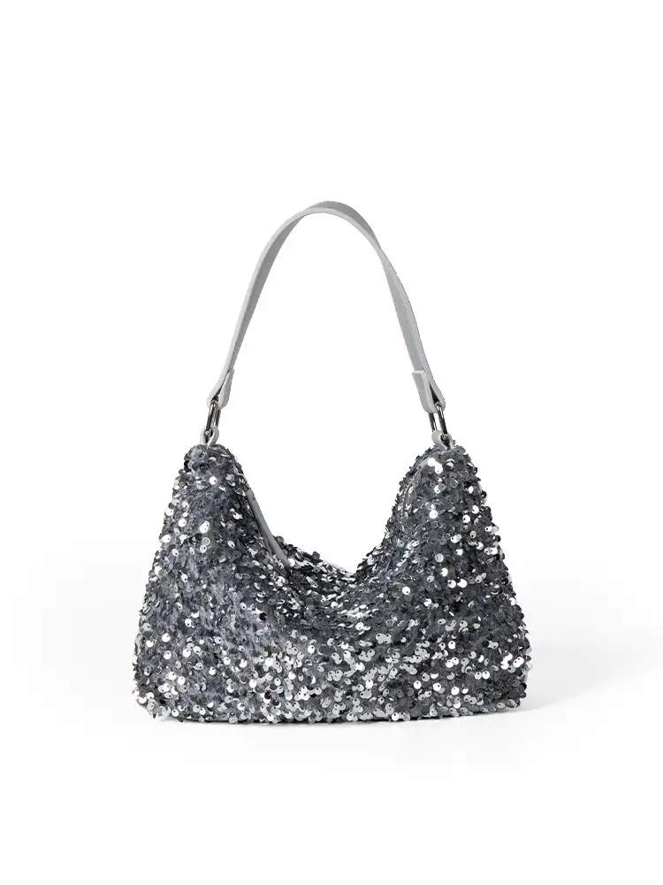 Sequined High-grade PU Shoulder Handbag Underarm Bag