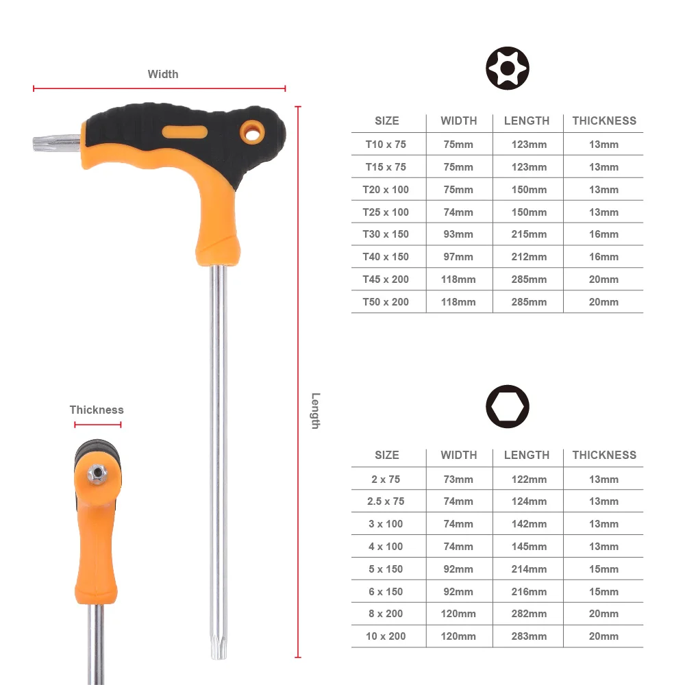 Title 7, 8-teiliges Torx-Schlüssel-/Schraubendreher-Set ...