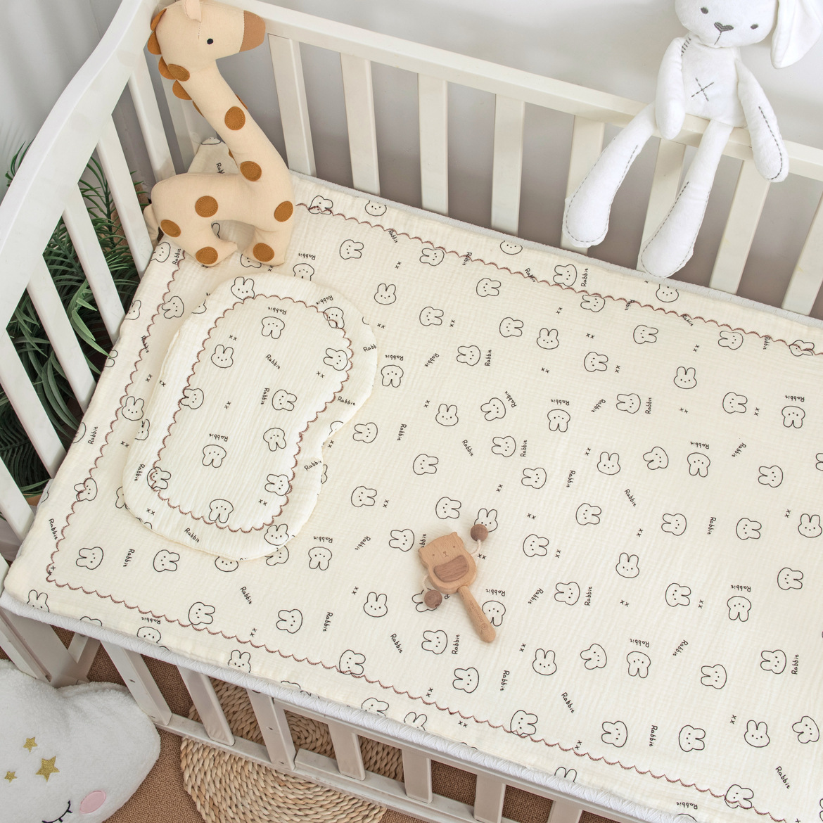 Newborn Pure Cotton Quilt And Mattress Pad
