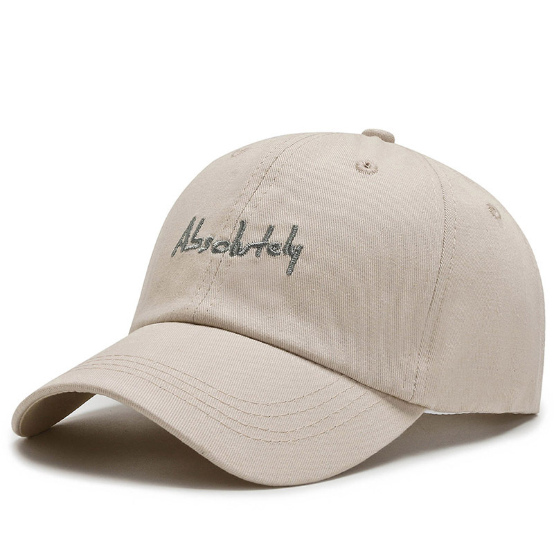 New Baseball Soft Top Female Wide Brim Duck Tongue Letter AB Shopping
