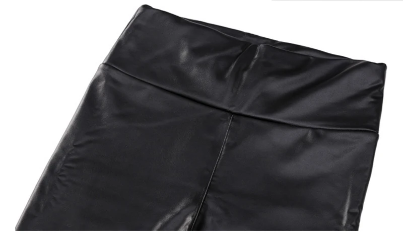 Title 7, Leather Pants Leggings Plus Velvet Thickened Hi...