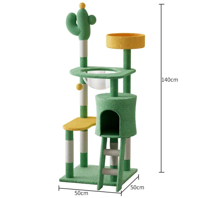 Cactus Cat Climbing Frame Large Toy Specification13 - Shop at LoveMi