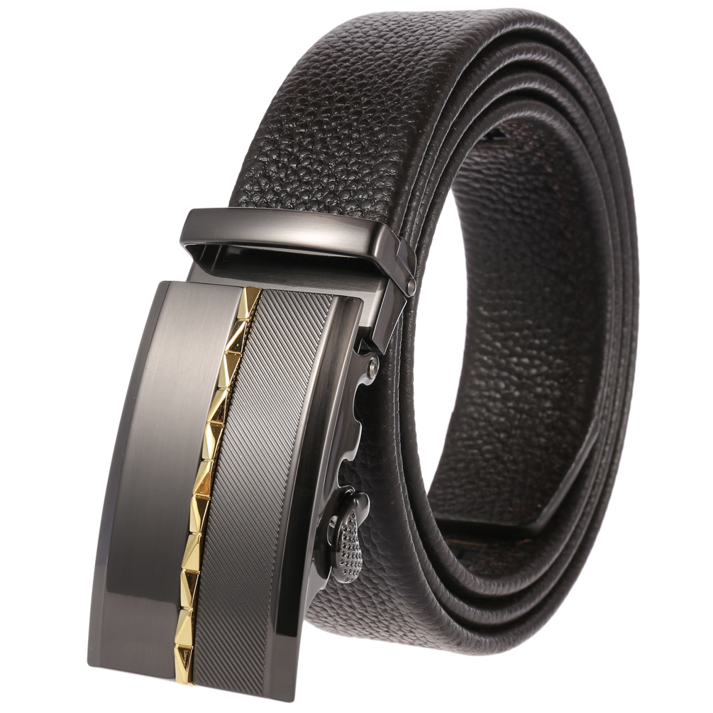 Title 23, New Mens Automatic Buckle Leather Belt