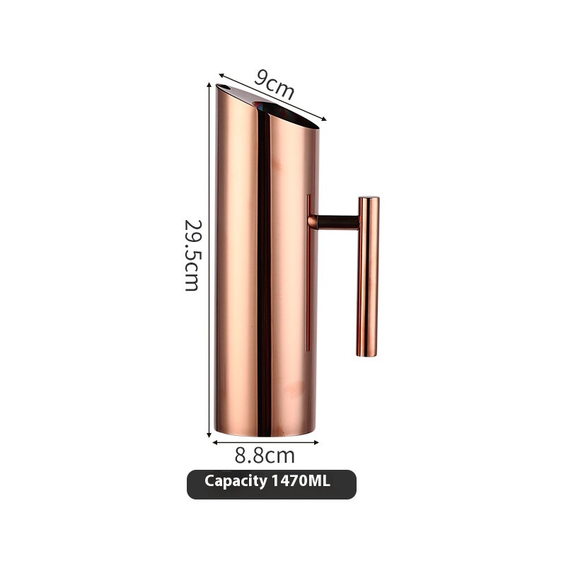 Medium 1.5L Straight Rose Gold