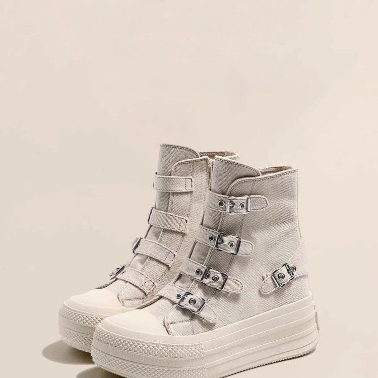 Canvas Low-Top Boots, picture 2 of 5