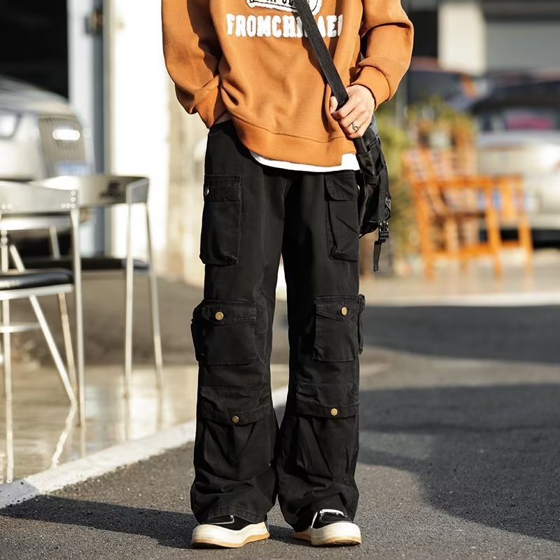 New High Street Vintage Mechanical Style Workwear Casual Trousers