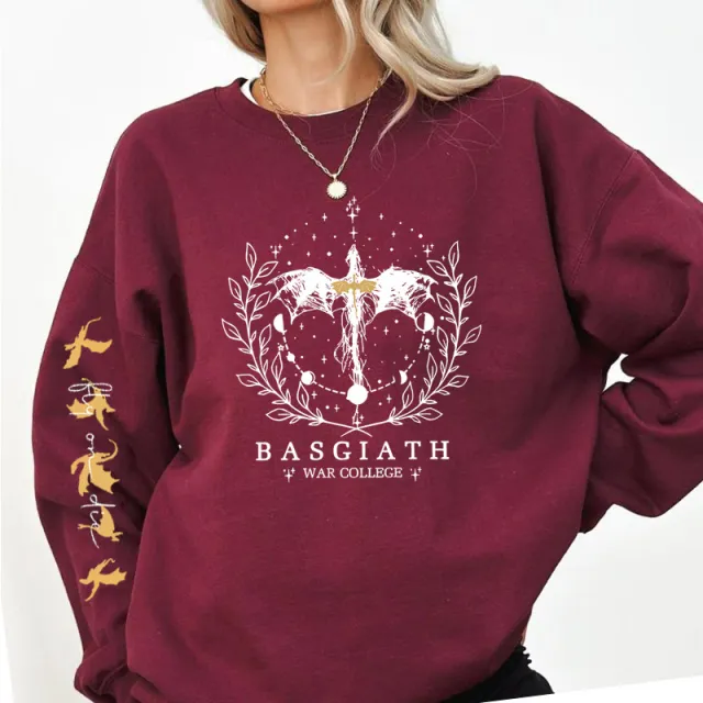 Fourth Wing Sports Pullover For Women Maroon - Shop at LoveMi
