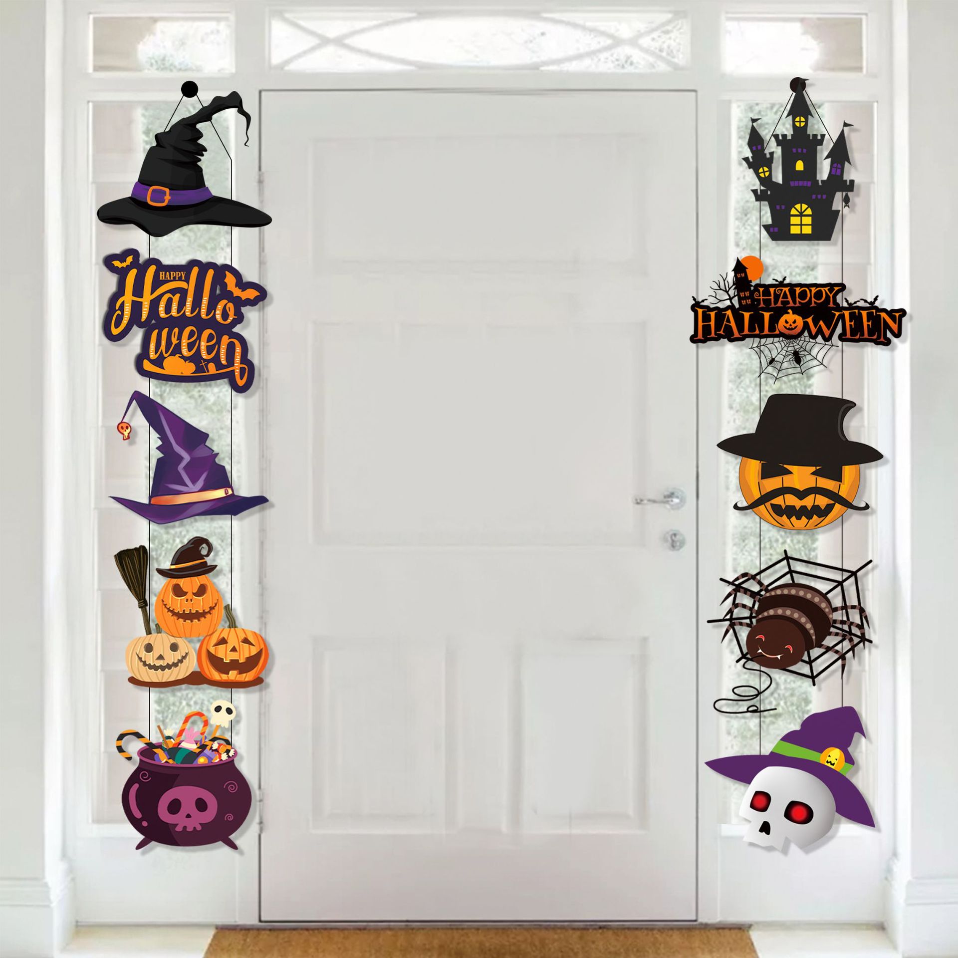 Halloween Party Ghost-themed Door Hanging Decoration (Bat