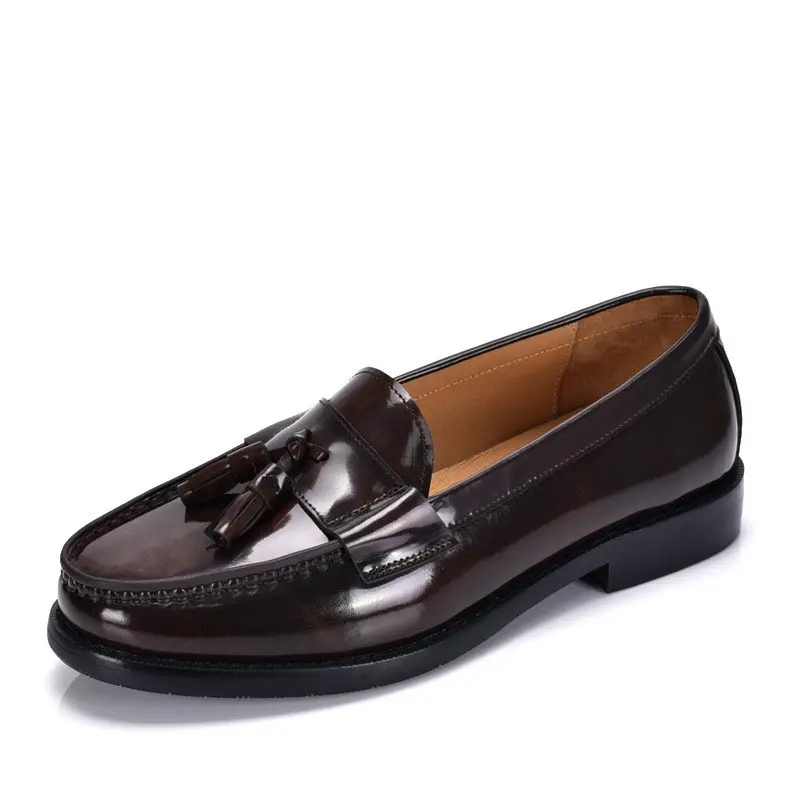 High-end Quality British-style Trendy Low-cut Patent Leather