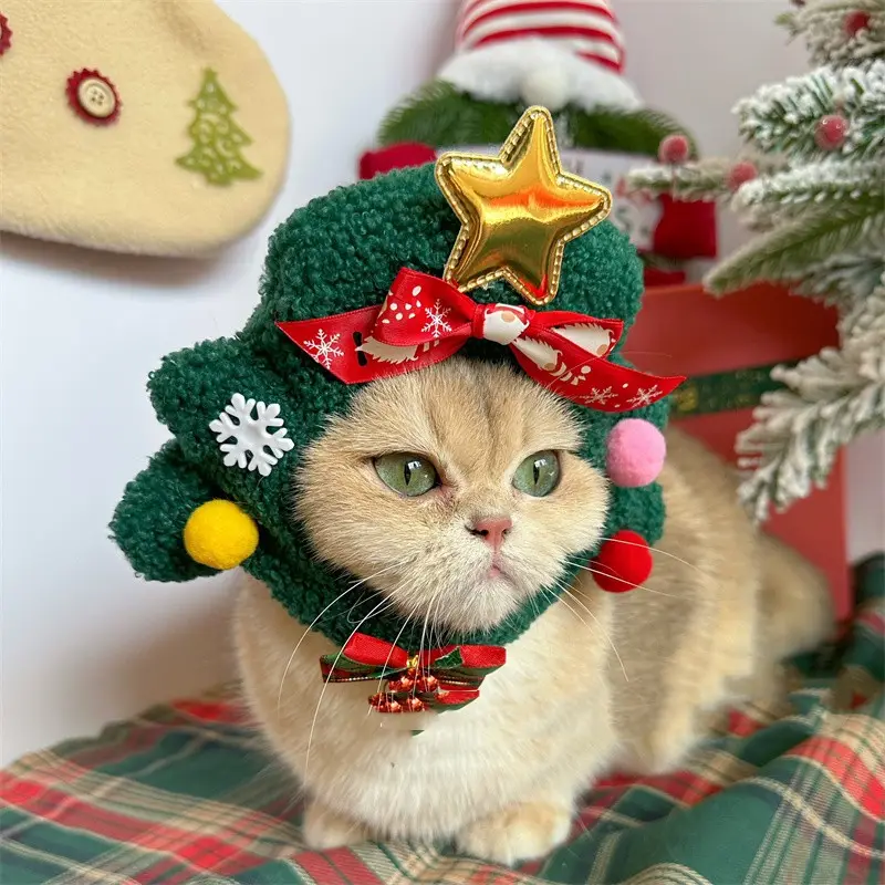 Pet Christmas Headgear Cat Dog Hat